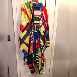 Sassy Jones quilted multicolor kimono